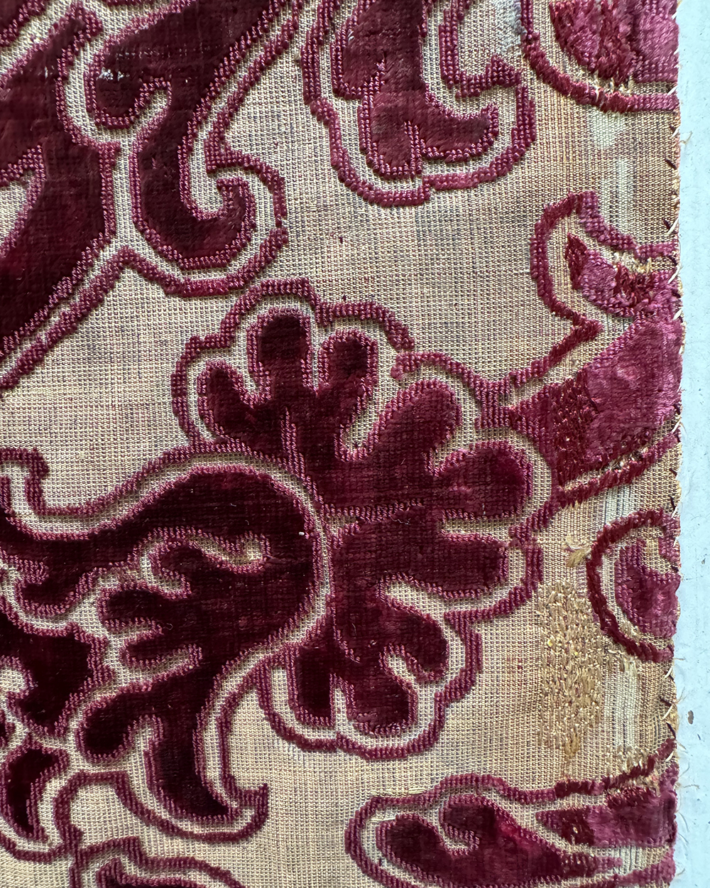 A Ciselé Velvet Panel