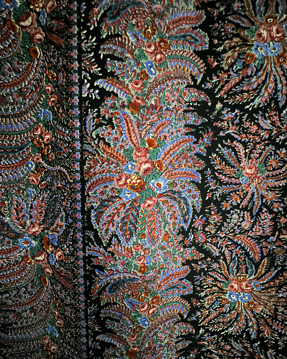 Printed wool Shawl