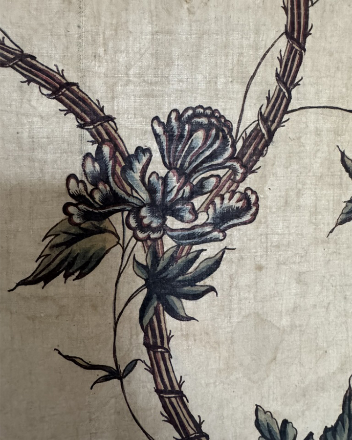 Indian Chintz Skirt Panel