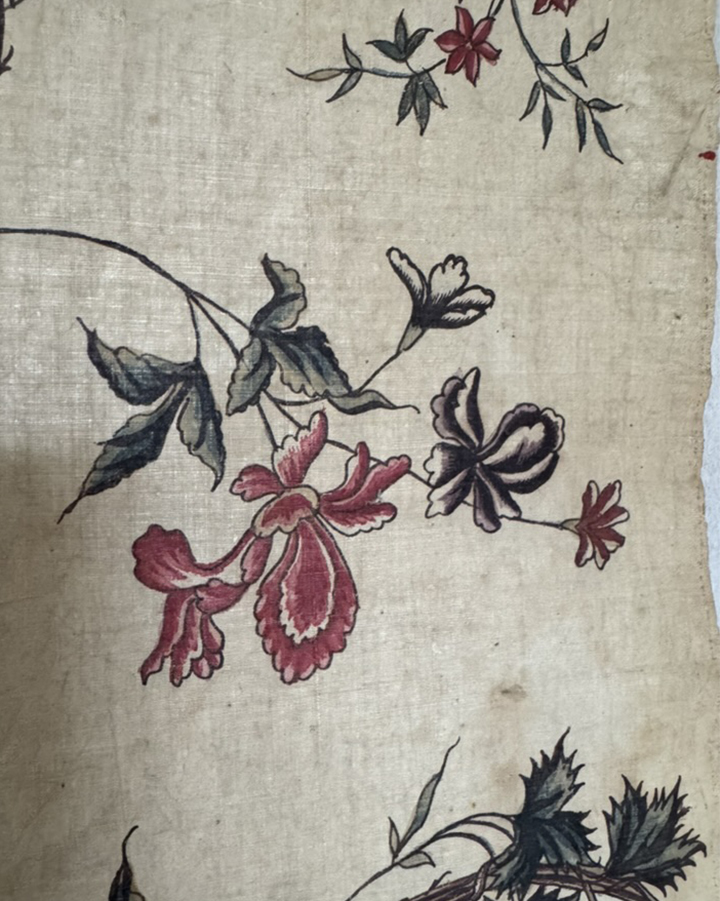 Indian Chintz Skirt Panel