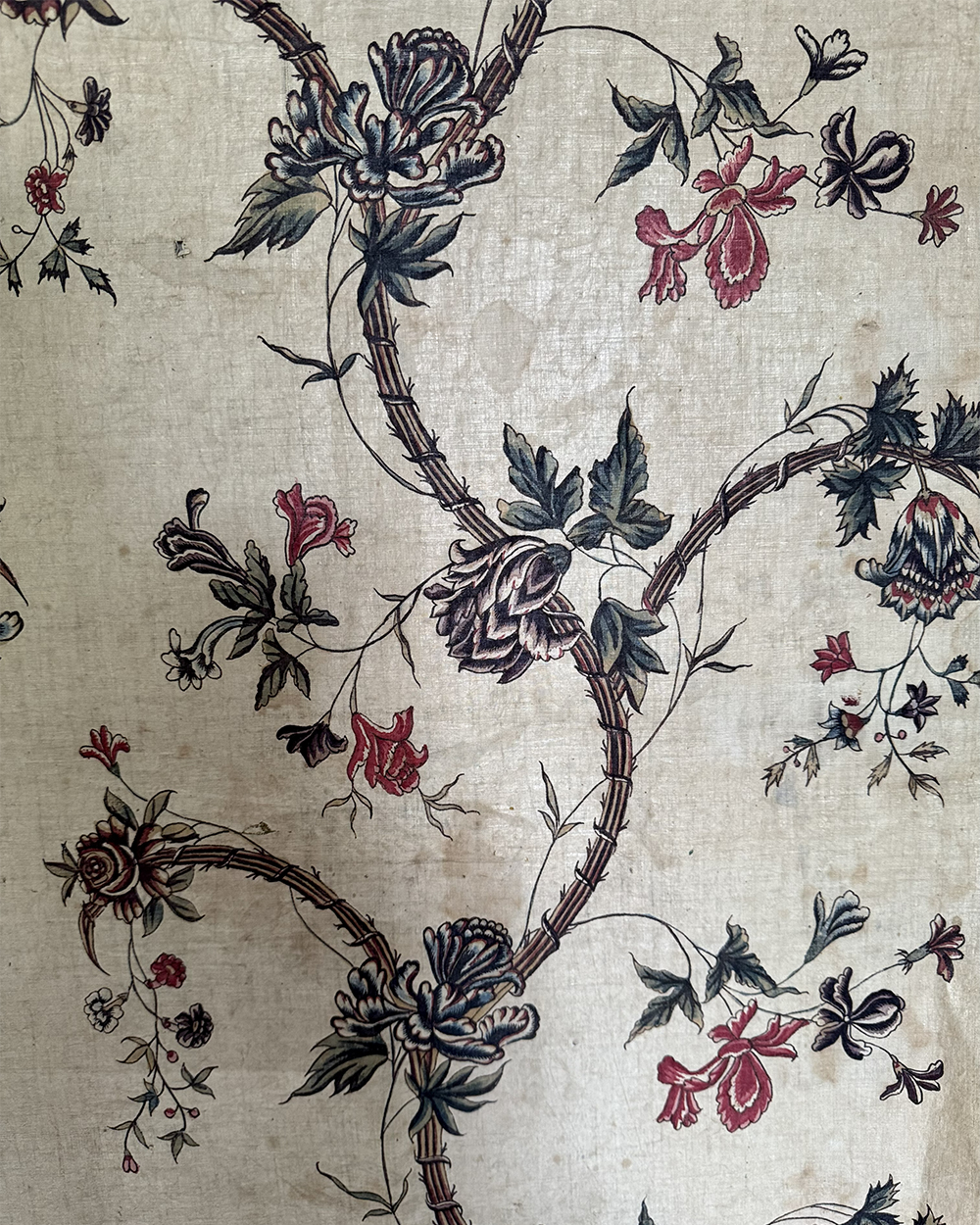 Indian Chintz Skirt Panel