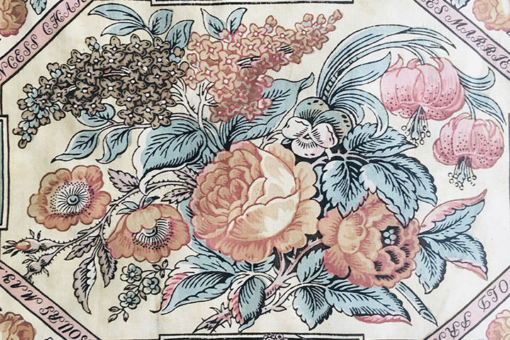 Rare Hand Block Patchwork Centre