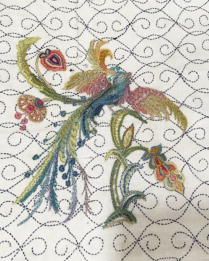 Crewelwork Bedcover