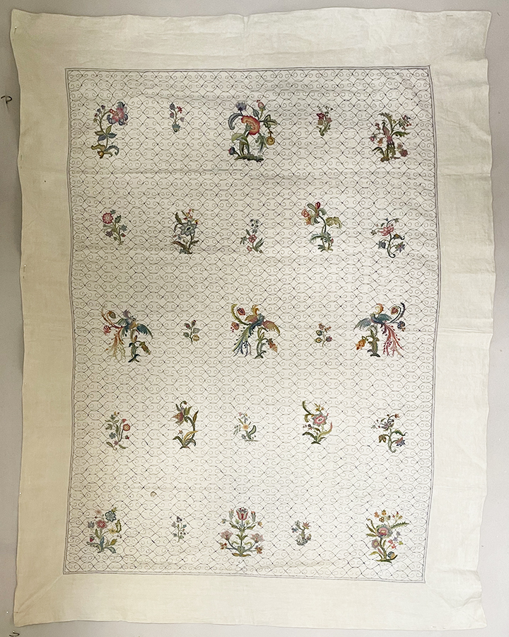 Crewelwork Bedcover