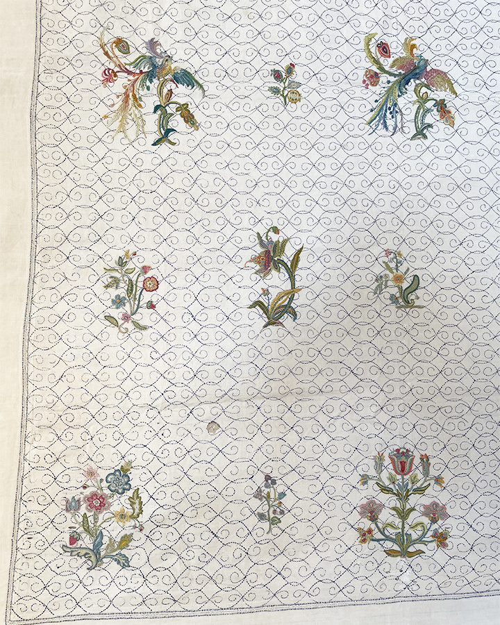 Crewelwork Bedcover