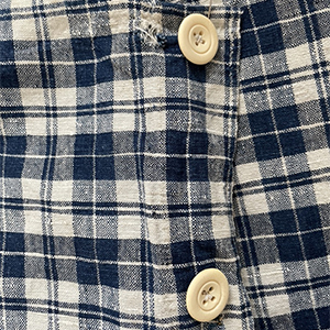 Linen Check Trousers