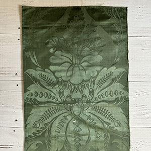 Green Damask  Late 17th/Early 18th century