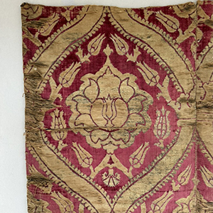 Large silk/linen hanging 18th c