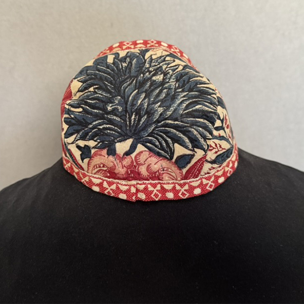 Indian Chintz Bonnet Late 18th century