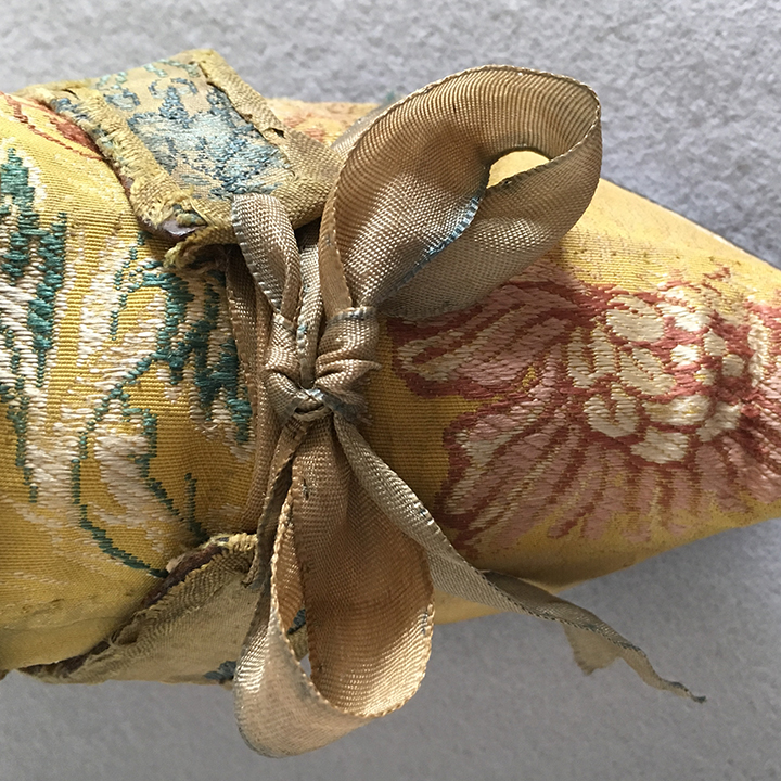 Silk Shoe and Clog 1730s-40s