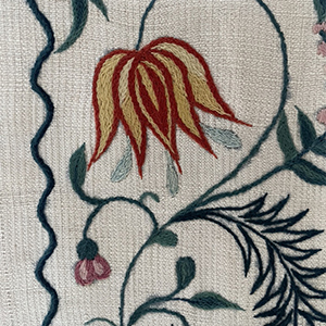 Crewel Bedhangings Second quarter 18th century