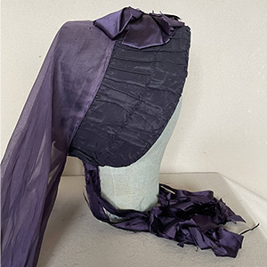 Half Mourning Bonnet mid 1850s
