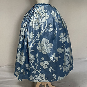 RARE Norwich Damask Skirt 1730s