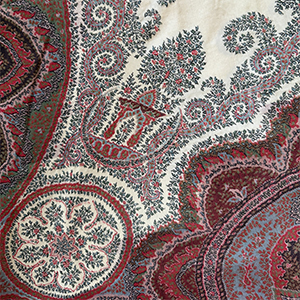 Woven Paisley Shawl c 1855